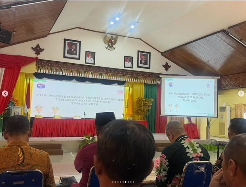 Lurah Menghadiri Kegiatan Pra Musrenbang Tematik Stunting Tingkat Kota Tarakan Tahun 2026 