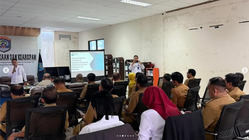 Lurah Selumit Menghadiri Rapat koordinasi Yang Diselenggarakan Oleh Badan Narkotika Nasional Kota Tarakan
