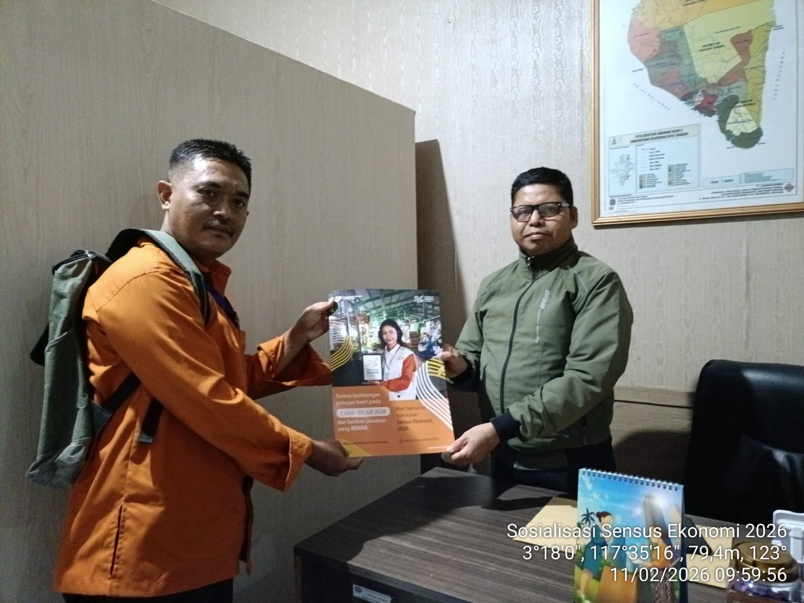 Kelurahan Selumit Terima Kunjungan Tim Sensus Ekonomi 2026 BPS Kota Tarakan