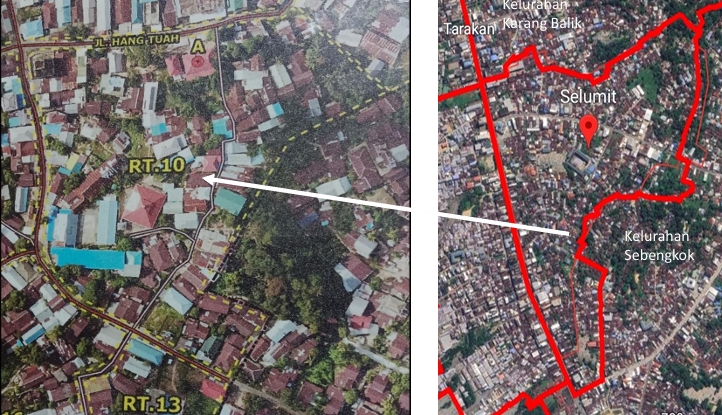 Peta Wilayah KETUA RT 10