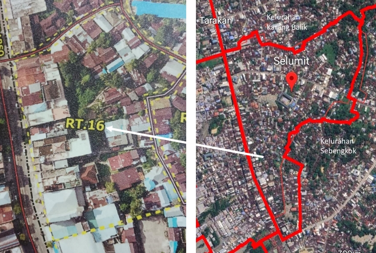 Peta Wilayah KETUA RT 16